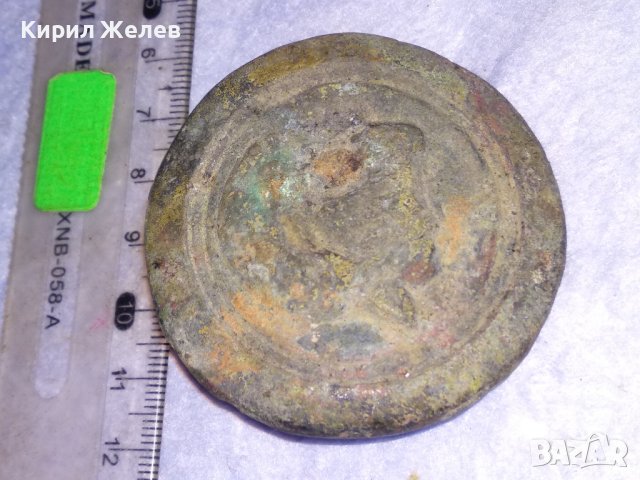 СТАРИНЕН ЕЛЕМЕНТ от УКРАСА на КОНСКА СБРУЯ ОГЛАВНИК - КОВАНО ЖЕЛЯЗО за КОЛЕКЦИЯ ВЪЗСТАНОВКИ 30787, снимка 7 - Антикварни и старинни предмети - 41638495