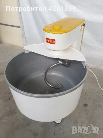 Професионална спирална немска двускоростна тестомесачка Erka, снимка 5 - Други машини и части - 53657862