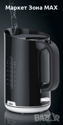 Кана за бързо кипене Braun 1.7L Breakfast1, снимка 5 - Кани - 52863637