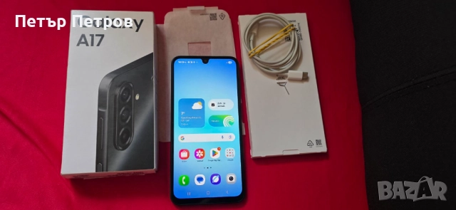 Samsung Galaxy A17 128GB 4GB RAM Black ПЪЛЕН КОМПЛЕКТ!-ЧИСТО НОВ!