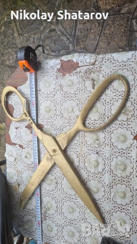 Голяма рекламна ножица , снимка 5 - Антикварни и старинни предмети - 53382106