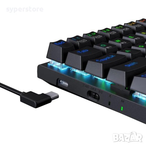 Клавиатура Безжична и USB Геймърска Redragon Ryze PRO K633RGB-PRO Механична с RGB Подсветка, снимка 5 - Клавиатури и мишки - 41755351