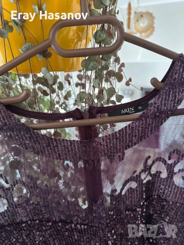 Елегантна вечерна рокля с пайети, снимка 6 - Рокли - 51567060