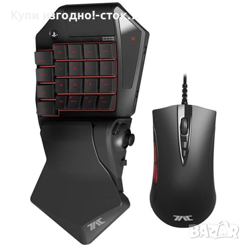 МИШКА И КЛАВИАТУРА КОНТРОЛЕР HORI T.A.C PRO ЗА PS4 / PS3 / PC, снимка 1 - PlayStation конзоли - 44649791