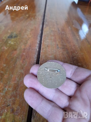 Стара значка Ну Погоди, снимка 3 - Колекции - 41488980