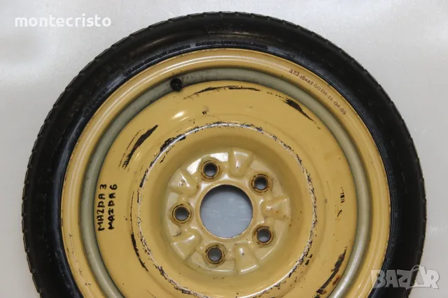 Резервна гума патерица Mazda 3 (2003-2009г.) Mazda 6 (2002-2008г.) 5x114.3 67.1, снимка 2 - Гуми и джанти - 56017949