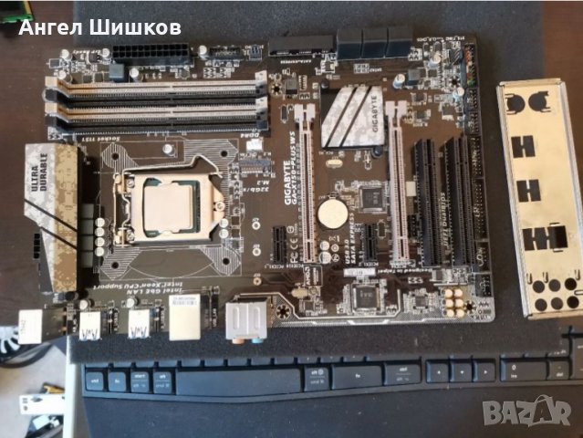 Дънна платка Gigabyte GA-X150-PLUS WS Socket 1151 + Intel Xeon E3-1270v5 3600MHz 4000MHz(turbo), снимка 1 - Дънни платки - 38499534