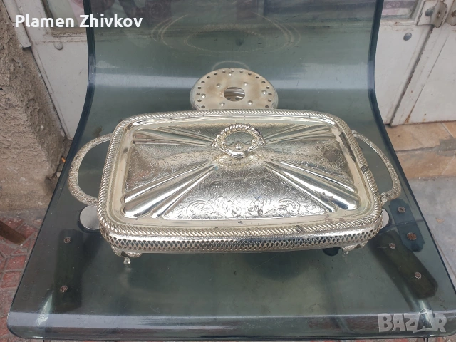 металени лъскави съдове два броя 