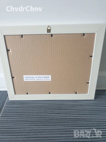 Димитър Генев 33x27см/малка българска картина масло върху платно/морски пейзаж/рибарски лодки, снимка 7 - Картини - 51153040