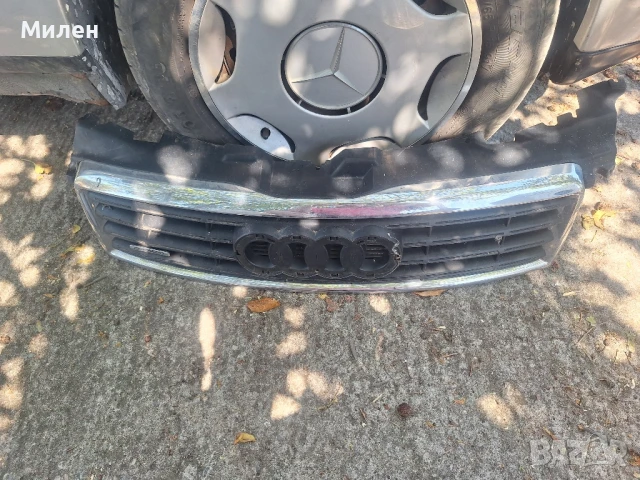 Декоративна Решетка Пред Радиатора За Ауди А8 от 2002-2005 Година Audi A8, снимка 7 - Части - 50907712