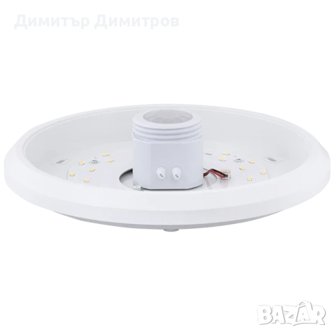 LED плафон 15W 4000K с PIR сензор за движение Ultra Lux, снимка 3 - Лед осветление - 50613394