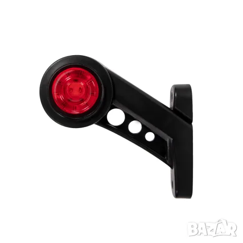 LED габарит рогче 18 LED под 45 градуса 130 mm 12-24V