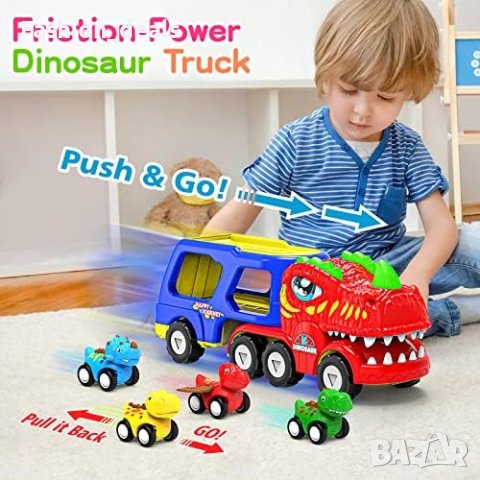 Нови Играчки за Деца/Динозавър 5 в 1 камион коли/1-4 год., снимка 9 - Други - 41392062
