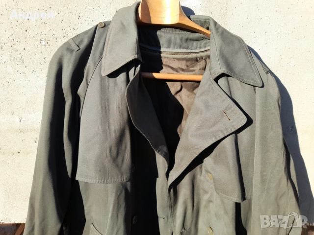 Стар военен шлифер, снимка 2 - Антикварни и старинни предмети - 52997016