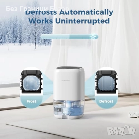 Нов Портативен обезвлажнител 1000 мл за дом, спалня, баня и гардероб, снимка 4 - Други стоки за дома - 52495967