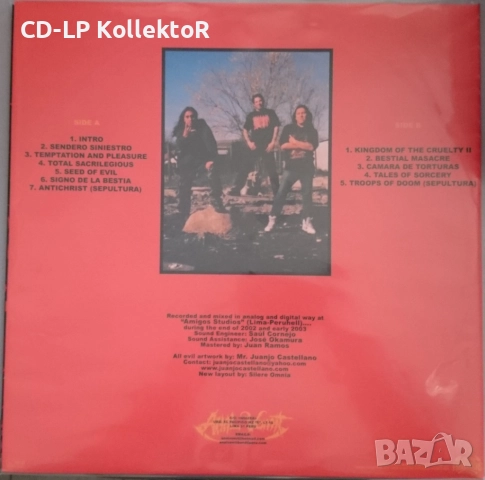 Нов Vinyl (Anal Vomit - Demoniac Flagellations), снимка 2 - Грамофонни плочи - 52578976