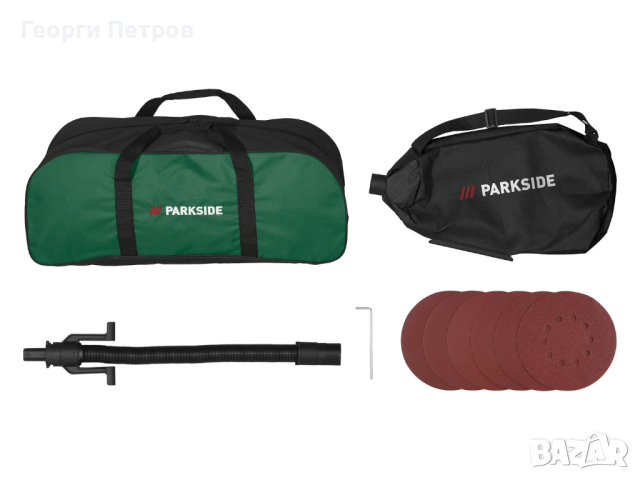 НОВ Акумулаторен шлайф за стени и тавани Жираф Parkside 20V+Чанта, снимка 12 - Други инструменти - 44744218