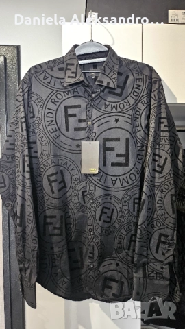 FENDI нова спортно елегантна риза, снимка 3 - Ризи - 52243162
