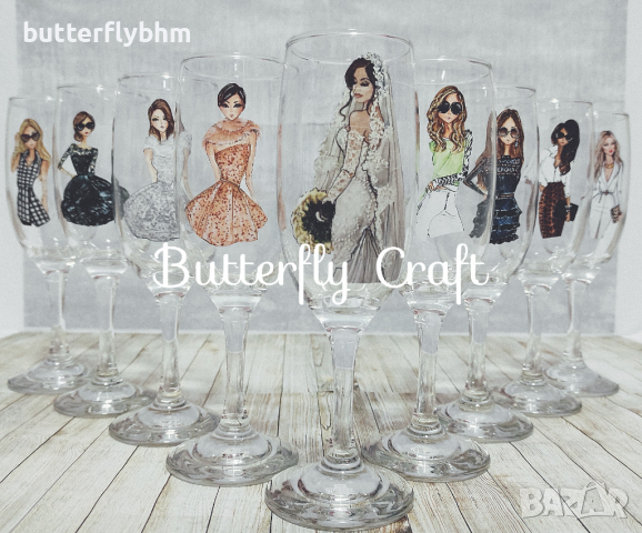 Чаши за моминско парти, Украса за моминско парти, снимка 6 - Декорация - 24657964