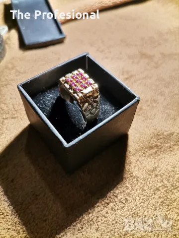 Мъжки златен пръстен, снимка 6 - Пръстени - 49548734