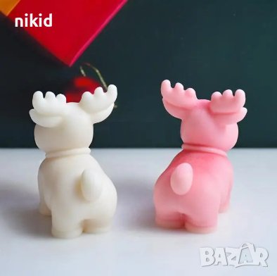 3d Елен Еленче силиконов молд форма калъп шоколад гипс смола свещ сапун декор, снимка 3 - Форми - 42275579