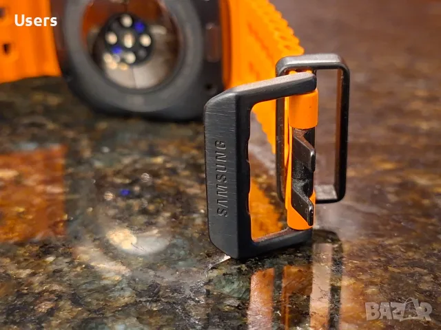 Samsung Galaxy Watch Ultra (2025), 47mm, LTE, Titanium Gray + Orange Band Безжични КАТО НОВ УНИКАЛЕ, снимка 2 - Смарт часовници - 56153332