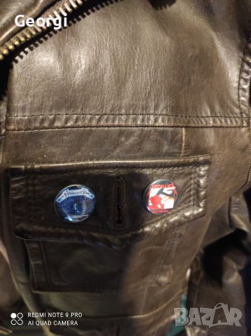 Metallica естествена кожа яке , снимка 2 - Якета - 38689280