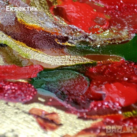 Ябълкови дървета. Акрил върху стъкло, снимка 15 - Декорация за дома - 48258947