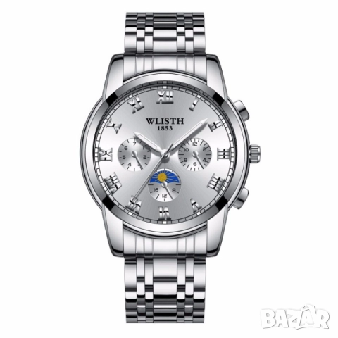 Изискан мъжки бизнес часовник с метален корпус, снимка 9 - Мъжки - 51947697