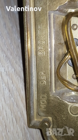 Чифт старинни бронзови аплици в стил Наполеон трети , снимка 3 - Лампи за стена - 52256151