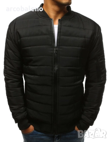 Мъжко ватирано бомбър яке, 2цвята , снимка 3 - Якета - 49145089