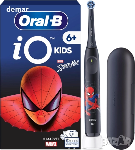 Електрическа четка за зъби Oral-B iO Kids Marvel Spiderman,3 режима,6+