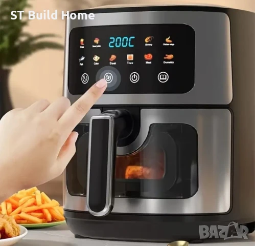 ВЪЗДУШЕН ФРИТЮРНИК 5L, снимка 2 - Фритюрници - 51274085