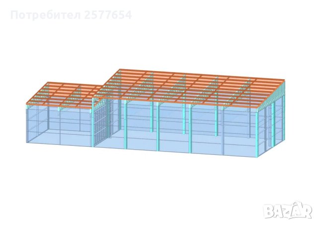 ЛИЗИНГ - Халета, Хале, Магазини, Магазин, Складове 156м2, снимка 4 - Строителни материали - 44209043