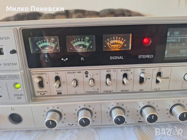 NORDMENDE 8500 SC  9.163A VINTAGE HI FI STEREO CASSETTE FM RECEIVAR.MADE IN WEST GERMANY.YAHRE 1978., снимка 3 - Ресийвъри, усилватели, смесителни пултове - 52927584