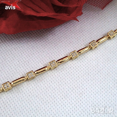 Гривна с 14К златно покритие 234863, снимка 3 - Гривни - 53808246