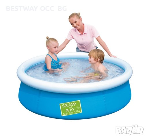Детски ( бебешки) басейн кръгъл надуваем 1.52м x 38см BESTWAY 57241