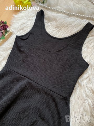 Черна рокля Н&М, снимка 3 - Рокли - 41341453