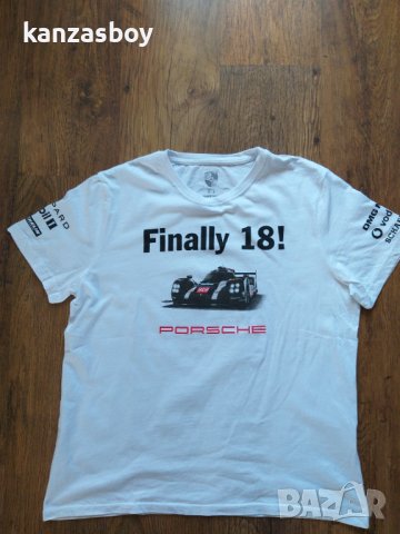 porsche driver's selection finally 18 - страхотна фенска тениска КАТО НОВА, снимка 4 - Тениски - 40901251