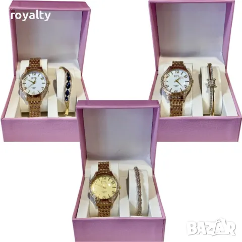 Луксозен дамски часовник с елегантна гривна – стил и изящество в една кутия