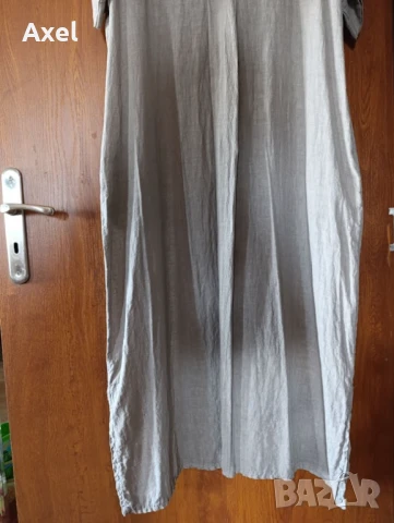 Нова 100% лен рокля 2-3ХЛ, снимка 2 - Рокли - 50757875