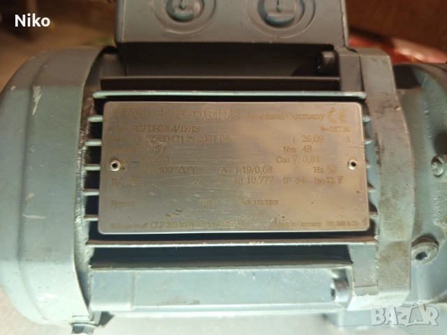 трифазен електромотор с редуктор, снимка 2 - Други - 53161942