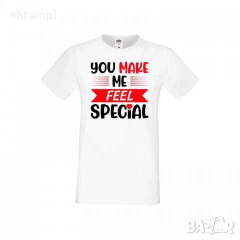 Мъжка тениска Свети Валентин You Make Me Feel Special 1, снимка 4 - Тениски - 35716739