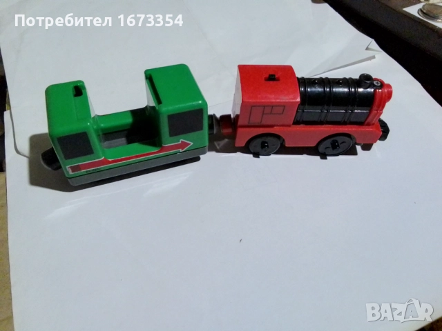 Дървено влакче, снимка 6 - Влакчета, самолети, хеликоптери - 52505887