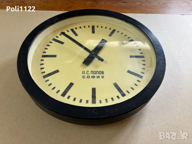 Гаров часовник,обществен часовник, снимка 2 - Антикварни и старинни предмети - 49918789