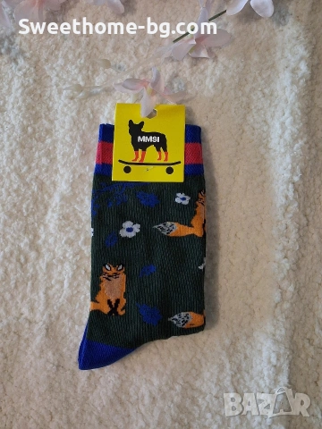 чорапи с десен , снимка 6 - Дамски чорапи - 53161961