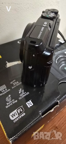 Nikon Coolpix S9900 - 2 батерии ;протектори; 30xZoom,Wi-Fi,GPS+Glonass,NFC, снимка 8 - Фотоапарати - 51775289