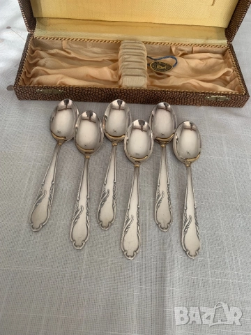 Комплект посребрени лъжички за кафе Solingen* Сребърно покритие 100 , снимка 13 - Прибори за хранене, готвене и сервиране - 48028121