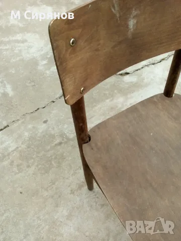 Стар дървен стол, снимка 5 - Столове - 48939749