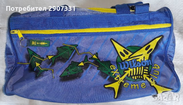 Спортна чанта Wilson. Размери 45 x 26 x 23 см, снимка 3 - Чанти - 41025741